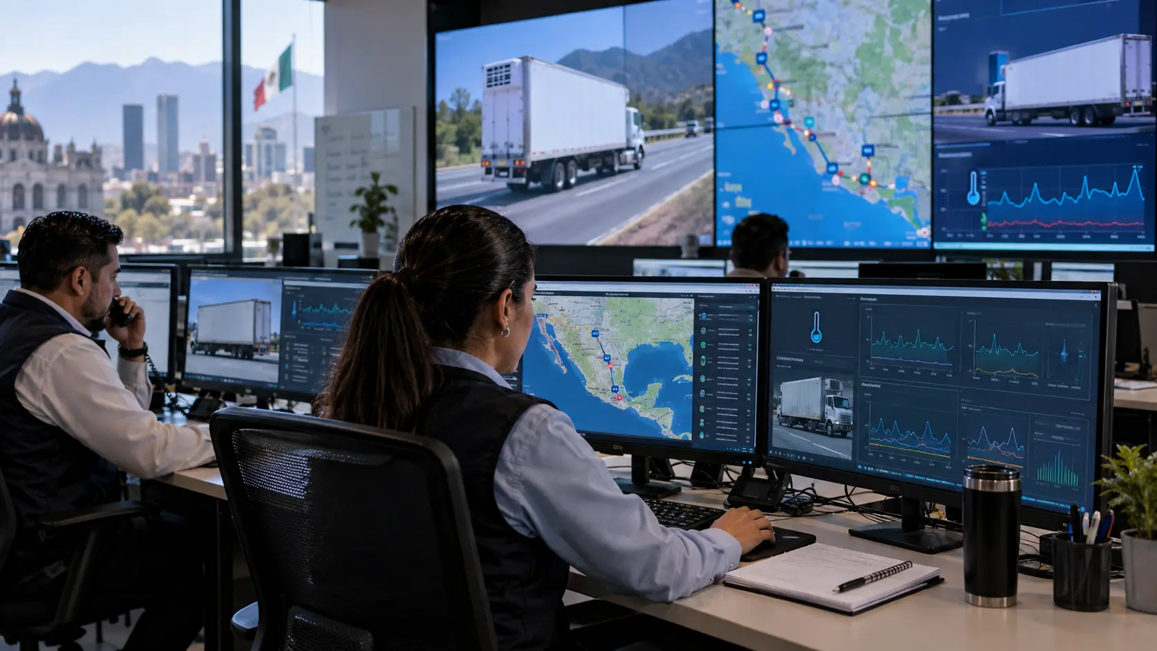 Torre de control logística: GPS, temperatura y decisiones en tiempo real